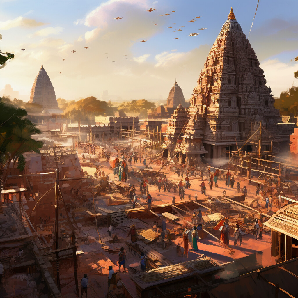 kirubakaran shivam tasmedia thanjavur temple construction lots of sadhus working o 6d5e2559 f5cd 4392 a9df b3cff59e7fc2