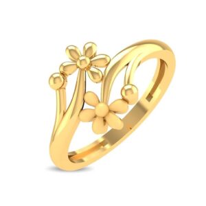 kisna gold ring for women