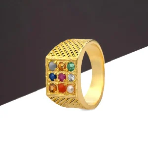 gents navaratna stone ring pmrnnr5 055